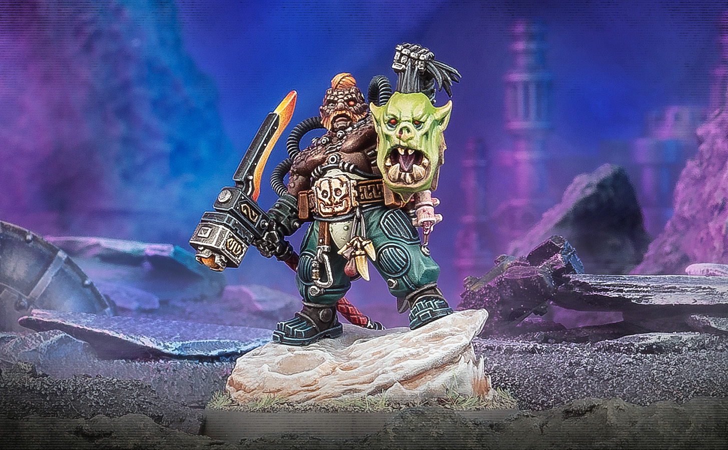 戰鎚40,000－貝雷克．斯托恩布勞是沃坦聯盟中首屈一指的巨大敵人殺手，其全新數據表便是鐵證