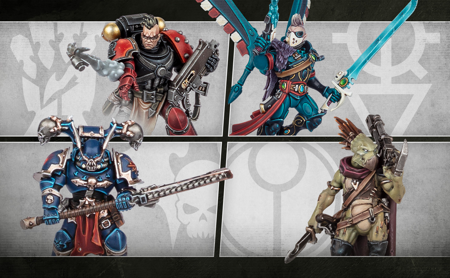 戰鎚40,000－四個全新戰鬥巡邏將克魯特、海盜與混沌帶上戰場