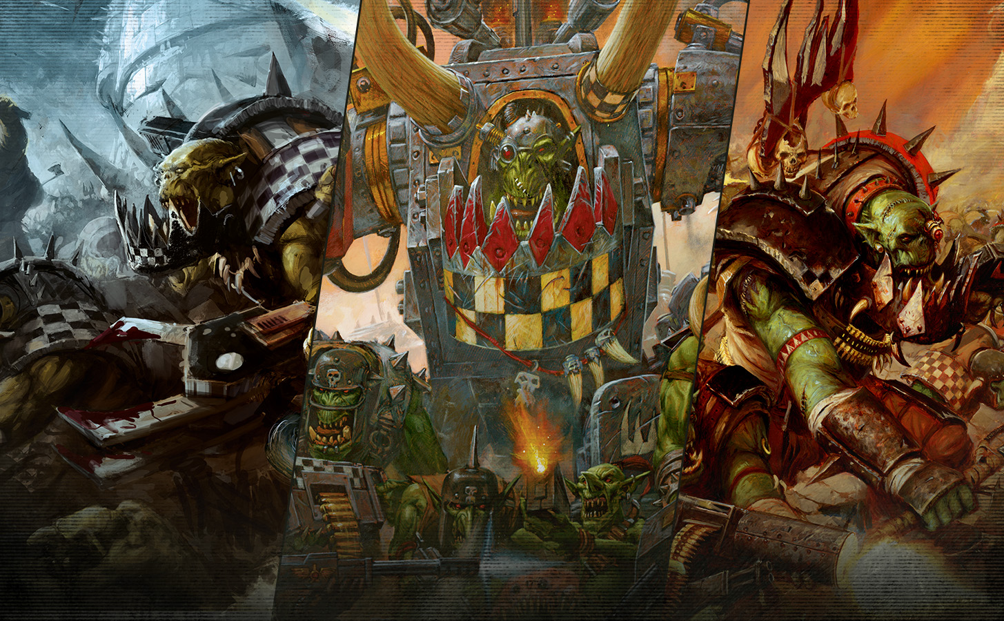 戰鎚40,000－歷年戰鎚插畫巡禮：歐克蠻人篇
