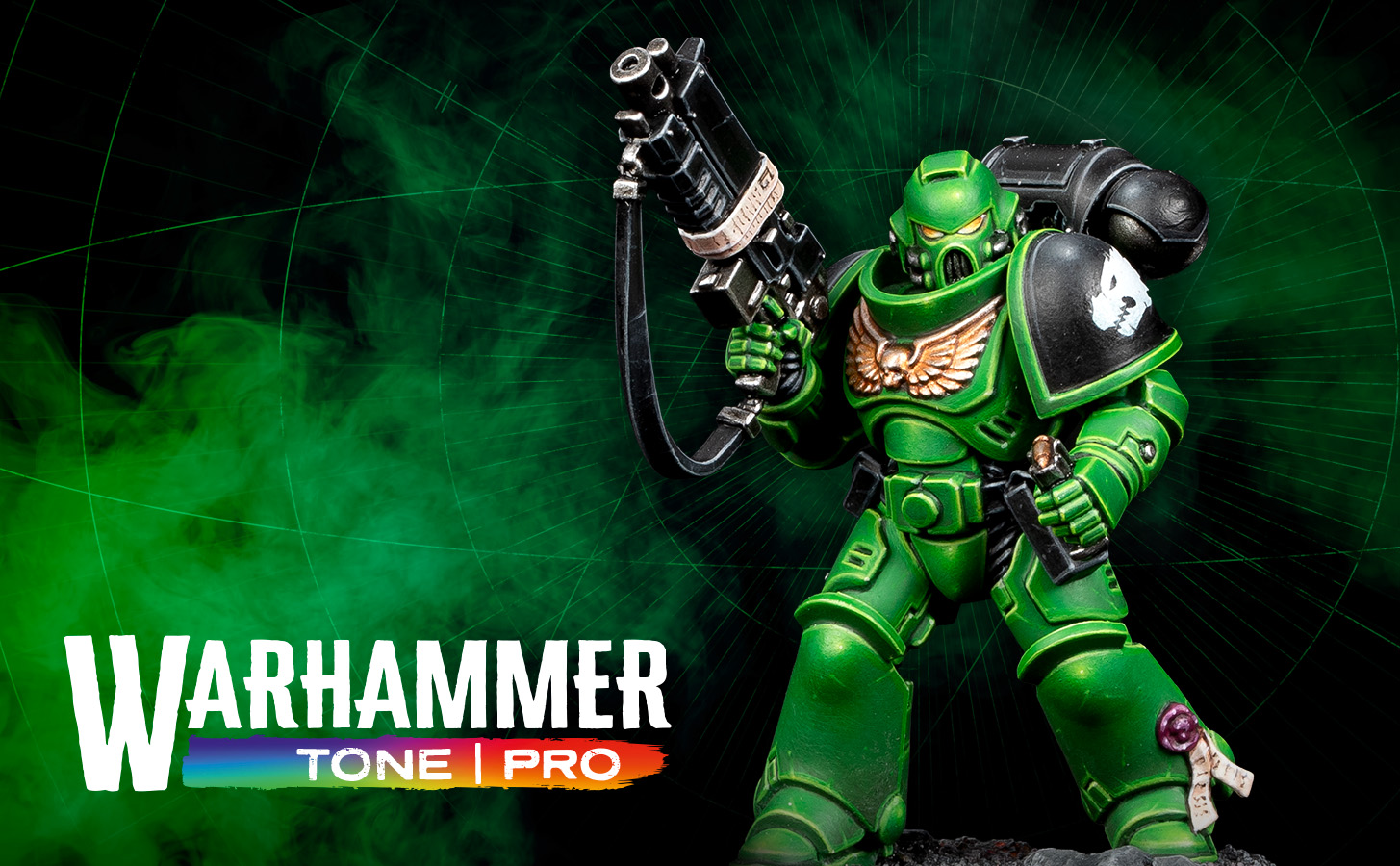 戰鎚－’Eavy Metal 使用戰鎚 Tone Pro 顏料挑戰綠色