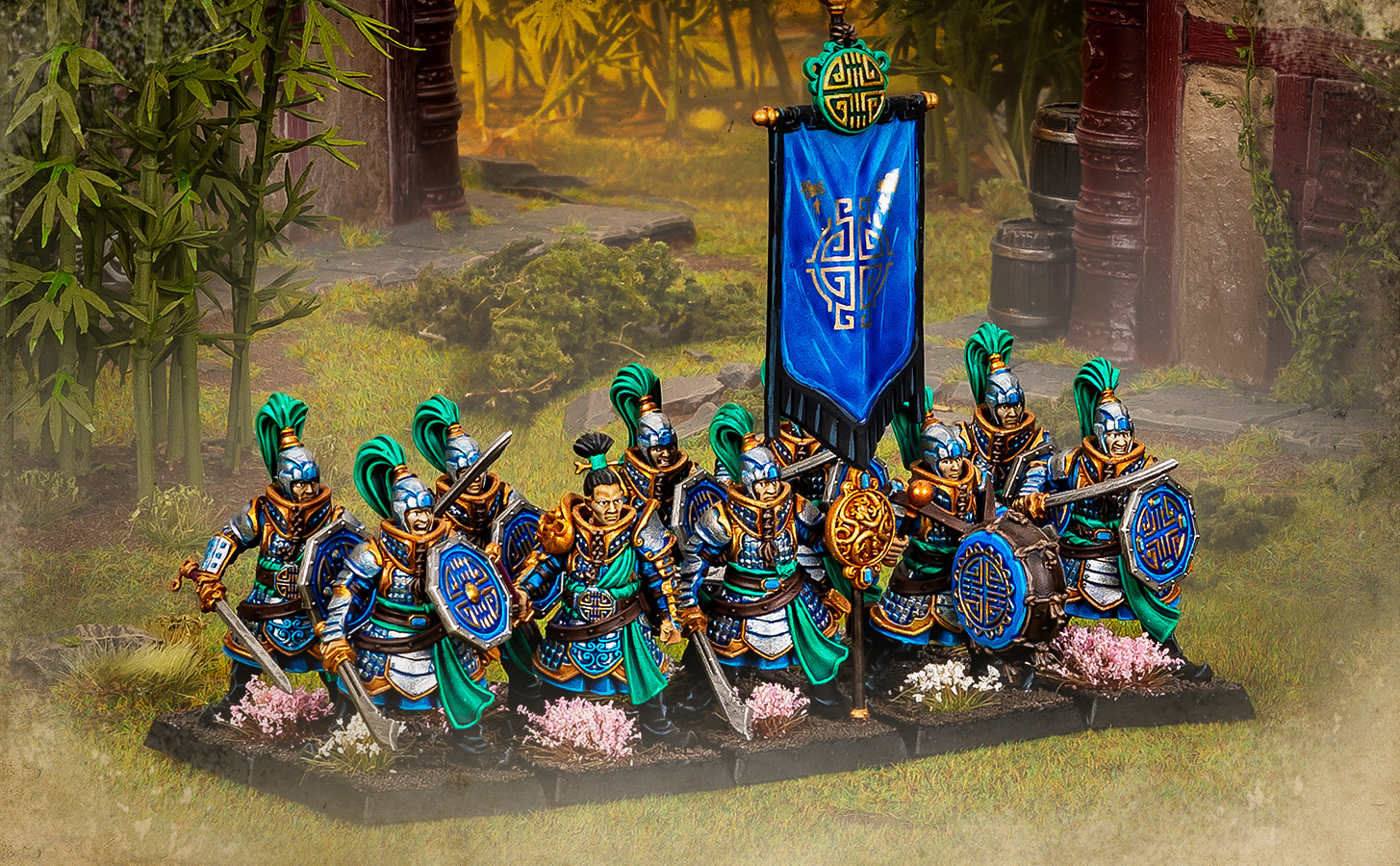 戰鎚舊世界—由戰鎚工作室繪製震旦天朝的色彩